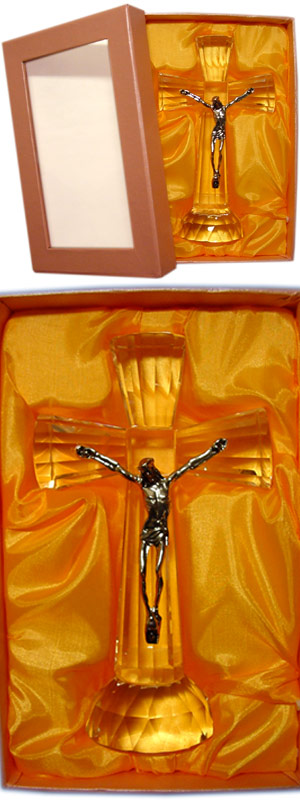 Jesus cross in gift box