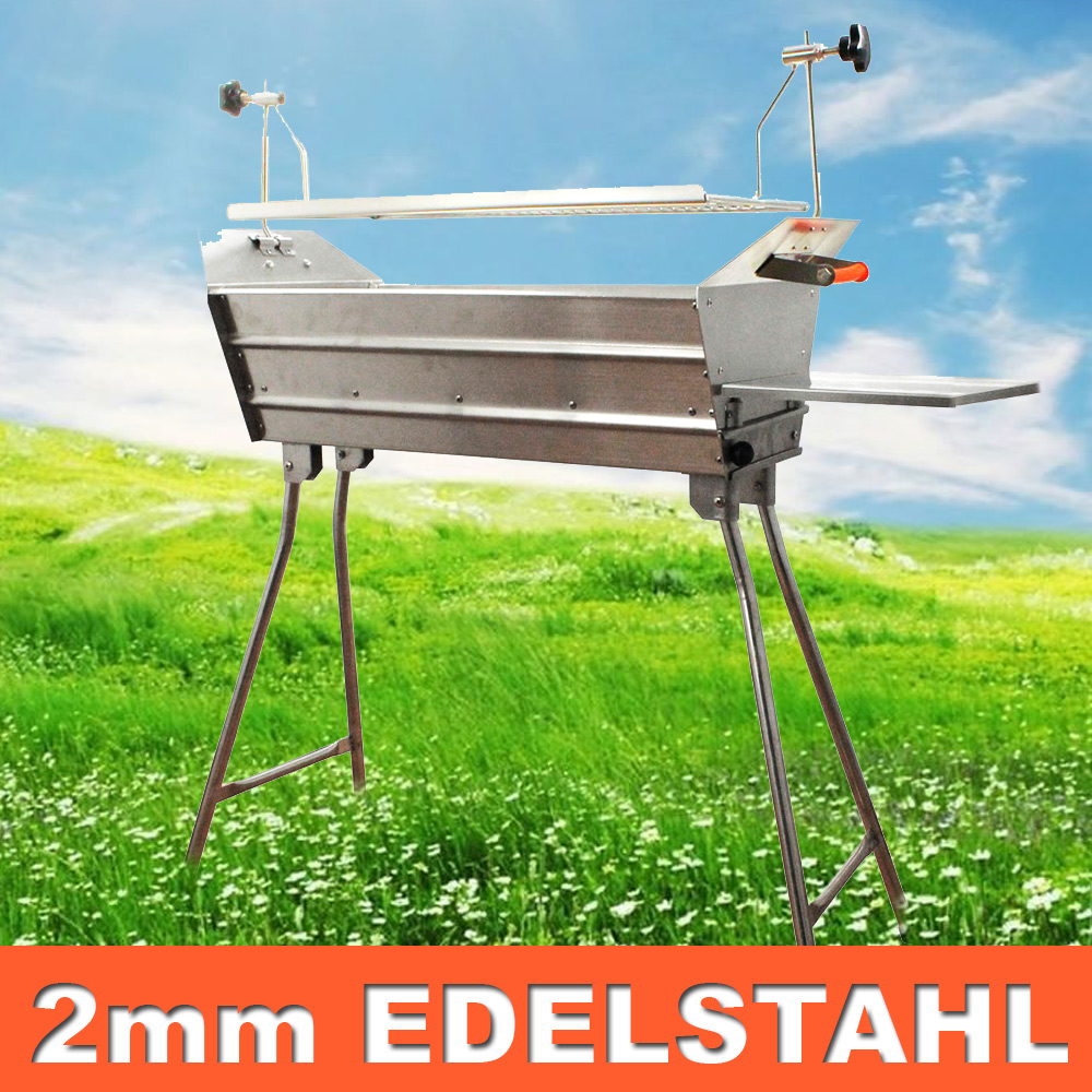 Mangal MEGA KM-1373 - 2mm Edelstahl Schaschlikgrill 2018