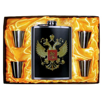 Ôëÿãà è ñòîïêè - Ðóññêèé Ãåðá ñ Îðëîì - 250ìë.