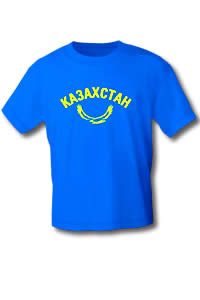 T-Shirt - Kasachstan (blue)