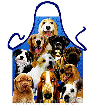 Schürze - Hunde