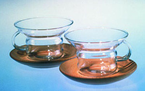 Teetasse mit Unterteller aus dem Teeservice COUNTRY (2 St.)