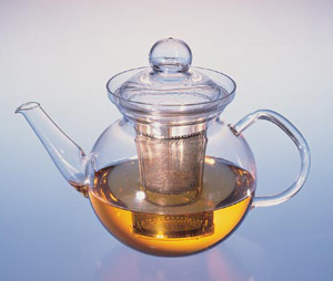 Teapot with Gold Filter