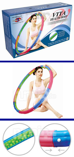 Hula Hoop - VITA Health Hoop mit 80_Magneten - 2,5kg