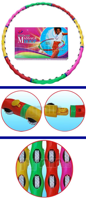 Massage Hoop - with 40. Pulley Rolls - 1.25kg