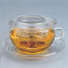 TEA FOR ONE, Teacup with strainer, lid and saucer