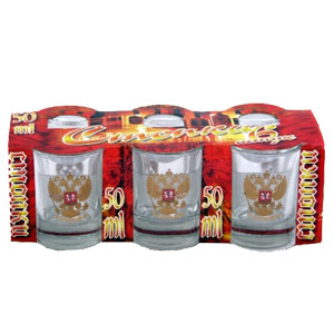 Íàáîð ðþìîê - Ðîññèÿ - 6. ðþìîê ïî 50ìë