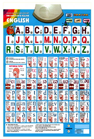 Çâóêîâîé ïëàêàò - Èçó÷àåì àíãëèéñêèé - 47õ59ñì