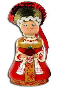 Äåðåâÿííûé êîëîêîë â âèäå ôèãóðû