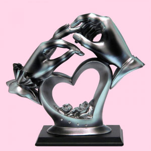 Statue - Symbol der Liebe und der Treue - 24cm