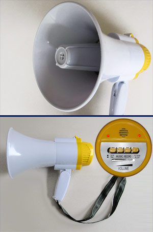 Megaphon 25cm mit Speicherfunktion