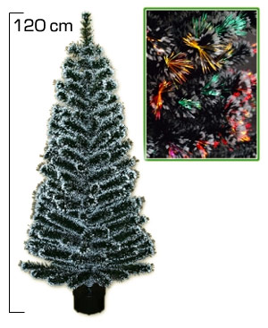 Jolka novogodnjaja - LED svetovody v kazhdoj vetotchke - 120.cm