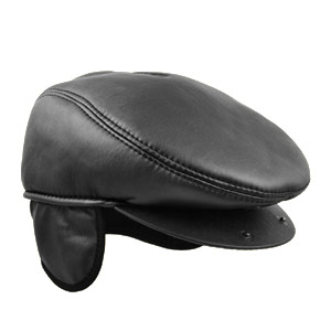 Schirmmütze mit klappbarem Ohrenschutz - Proletarskaja - schwarz