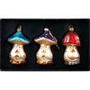 Tannenbaumschmuck - 3er-Set - Pilzchen - 9cm
