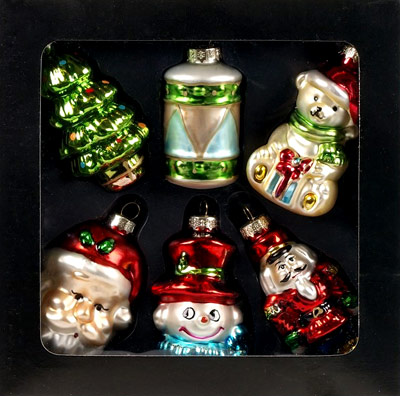 Tannenbaumschmuck - 6er-Set - Novogodnij - 7cm