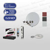 Sat-Anlage 80 cm 3xSingle LNB + Alma S2200 HD