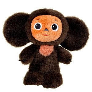 Cheburashka - speeking - 27cm.