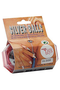 Orgasmic balls, silver