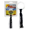 Silicone-penis ring with brush