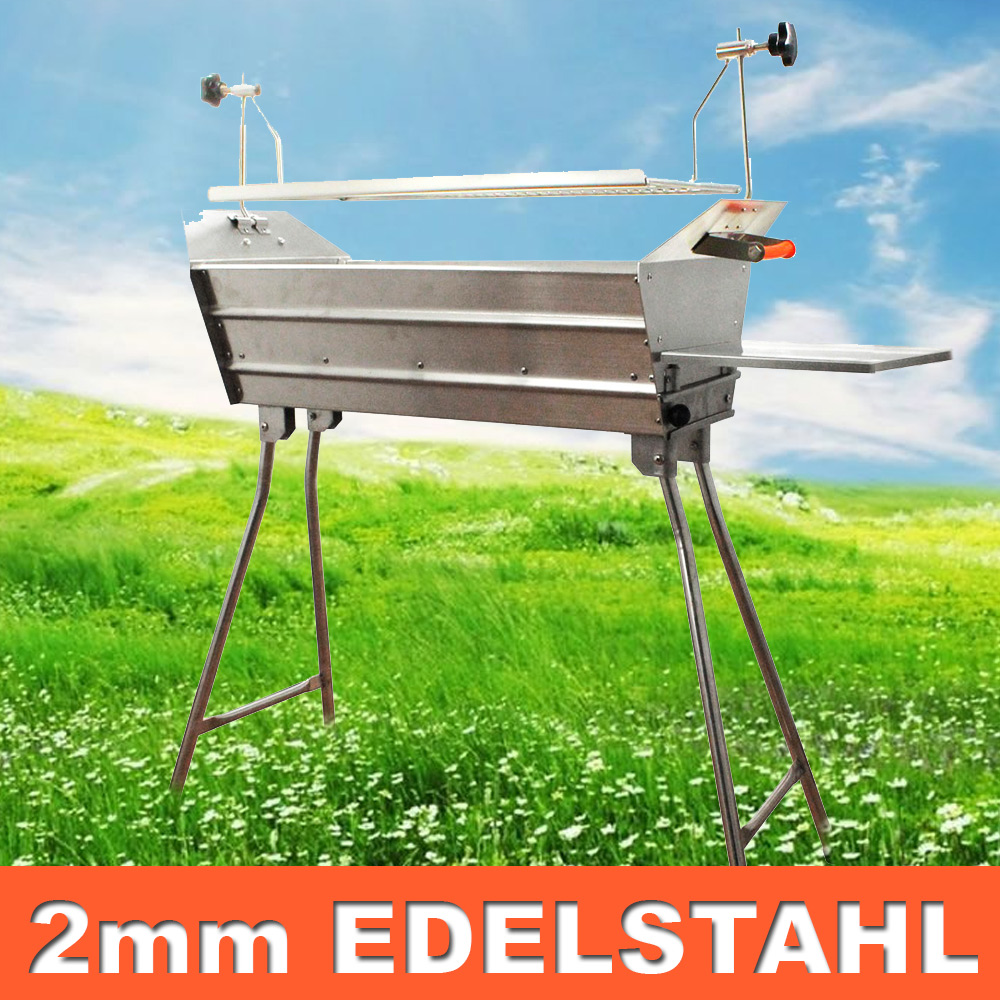 Mangal MEGA KM-1373 - 2mm Edelstahl Schaschlikgrill 2018