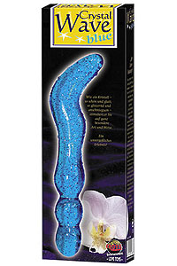 Crystal-Dildo - Wave blue