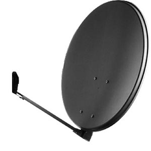 Sat - Antenne 85 cm Alu Gibertini antrazith