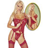 Straps shirt  Set (red)