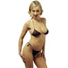 Tüllbikini schwarz S-L