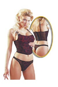 Top+Rio schwarz/rot M