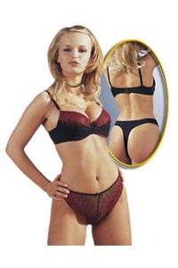 Push Up+Rio schwarz/rot 75B/S