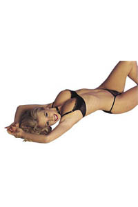 Hebe+Slip ouvert schwarz 75B/S