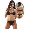 BH Set Strass schwarz 80B M
