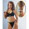 Top und String schwarz S