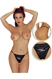 Power Pussy String schwarz M/L
