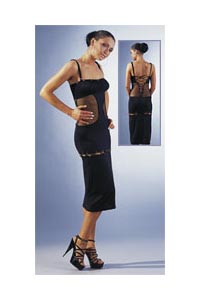Langes Kleid schwarz S