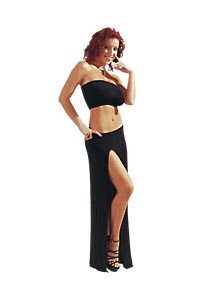 Top + Rock schwarz S/M