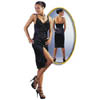 Kleid mit 2-Wege-Zip schwarz M