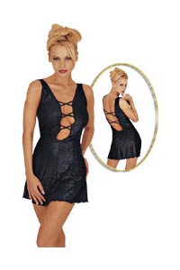Kleid ausgestellt schwarz S