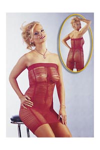 Netzkleid rot S-L
