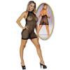 Netzminikleid schwarz S-L