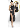 Kleid lang sw M/L