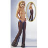 Glitzerhose blau L