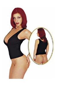 Bauchwegshirt schwarz XL