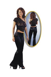 Hose und Top schwarz M