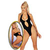 Body mit Ringen schwarz S