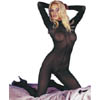 Catsuit mit Spitzenkragen S/M
