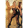 Catsuit mit Einblicken sw S-L