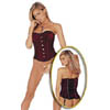 Korsett Samt bordeaux 56cm
