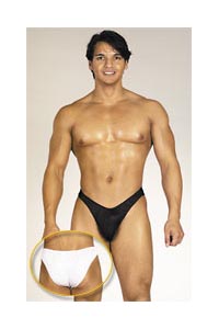 Herren Slip 2er-Pack sw/w L