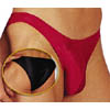 Herren Slip 2er-Pack sw/rot M